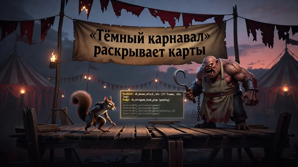 Hoodwink и Pudge в деле. «Тёмный карнавал» раскрывает карты